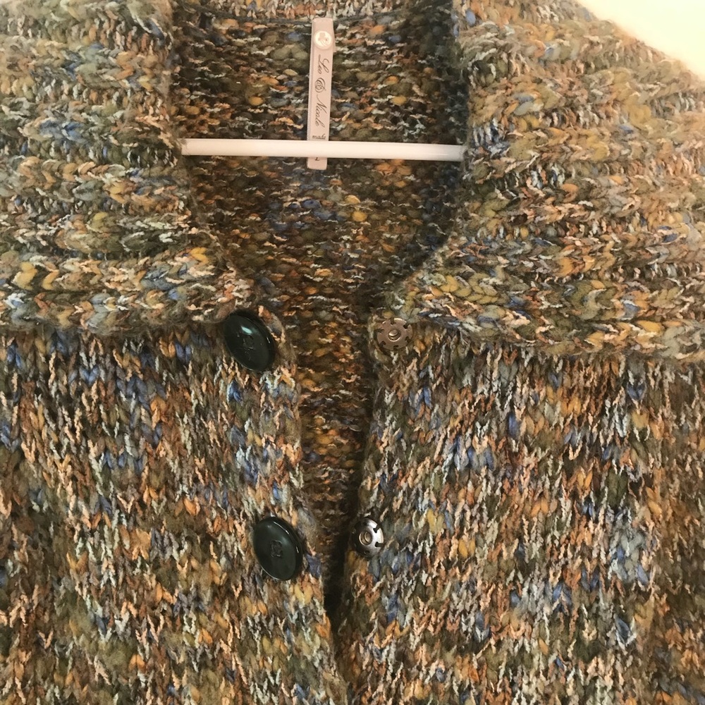 Button Thick Wool Sweater - Picture 3 of 7